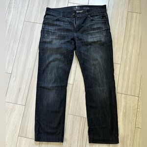 7 for all Mankind ‘Luxe Performance Slimmy’ denim in Nightshade Black, size 33